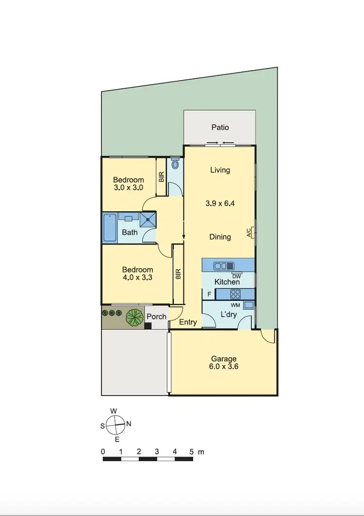 Floorplan of Homely unit listing, 6/905 Pascoe Vale Road, Glenroy VIC 3046