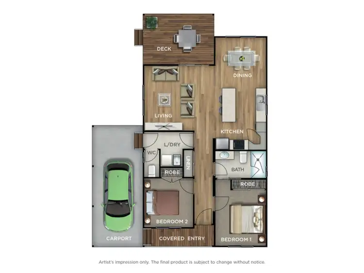 Floorplan of Homely retirement listing, 33/7 Catherine Crescent, Lavington NSW 2641