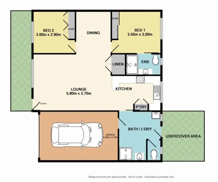 Floorplan of Homely unit listing, 3/515 Margaret Place, Lavington NSW 2641