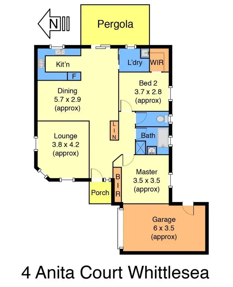 Floorplan of Homely unit listing, Address available on request