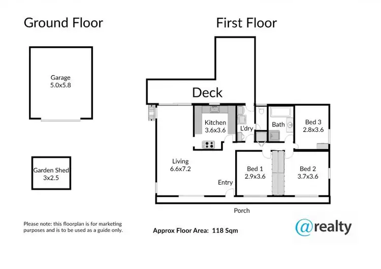 Floorplan of Homely house listing, 2 Mariner Circle, Huntingfield TAS 7055