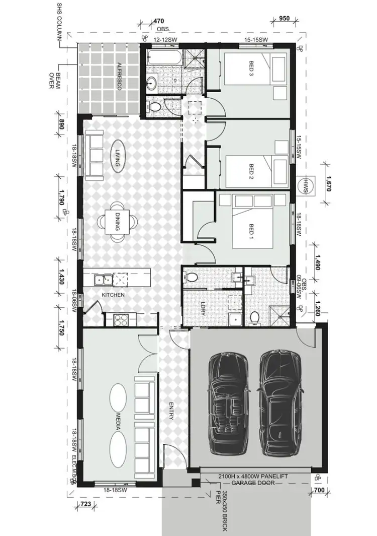 Floorplan of Homely house listing, 14 Kelly Place, Loganlea QLD 4131
