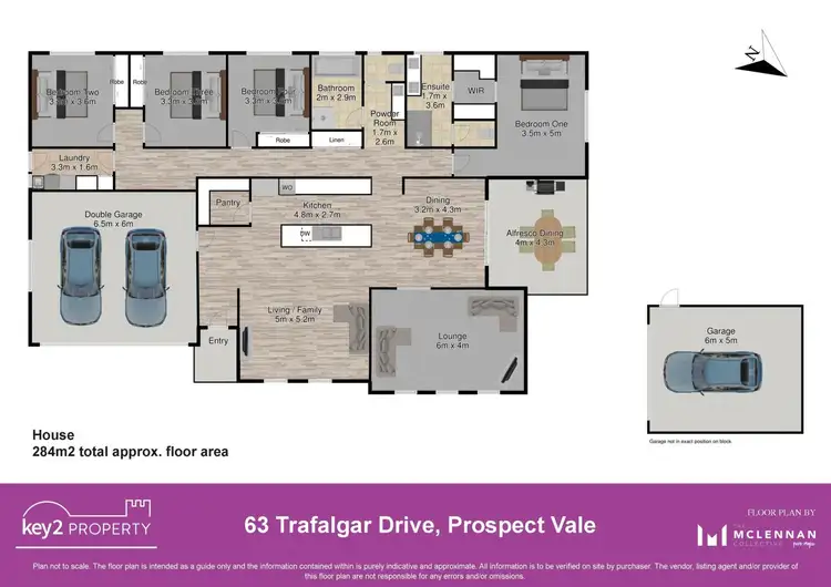 Floorplan of Homely house listing, 63 Trafalgar Drive, Prospect Vale TAS 7250