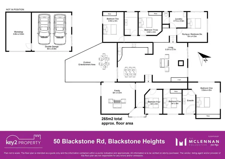 Floorplan of Homely house listing, 50 Blackstone Road, Blackstone Heights TAS 7250