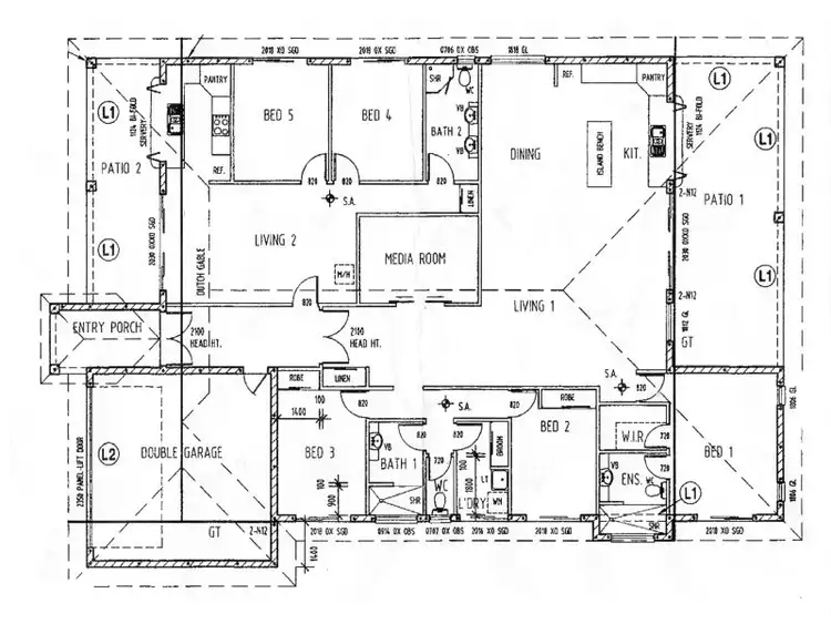 Floorplan of Homely house listing, 35 LAGOON DRIVE, Trinity Beach QLD 4879