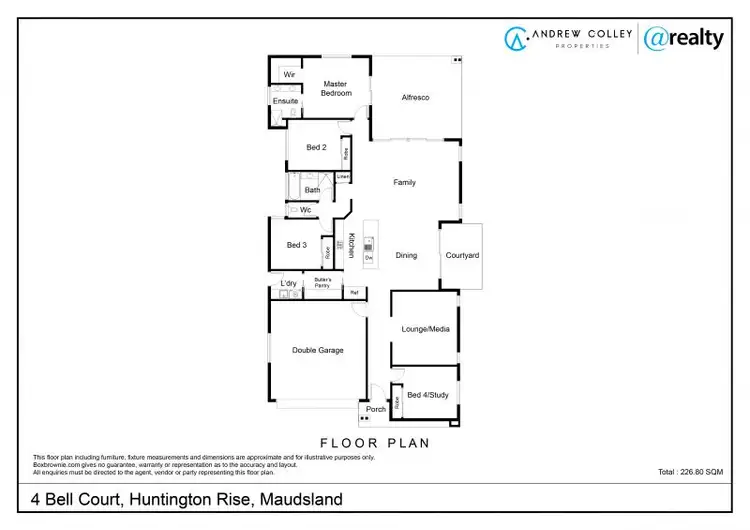 Floorplan of Homely house listing, 4 Bell Court, Maudsland QLD 4210