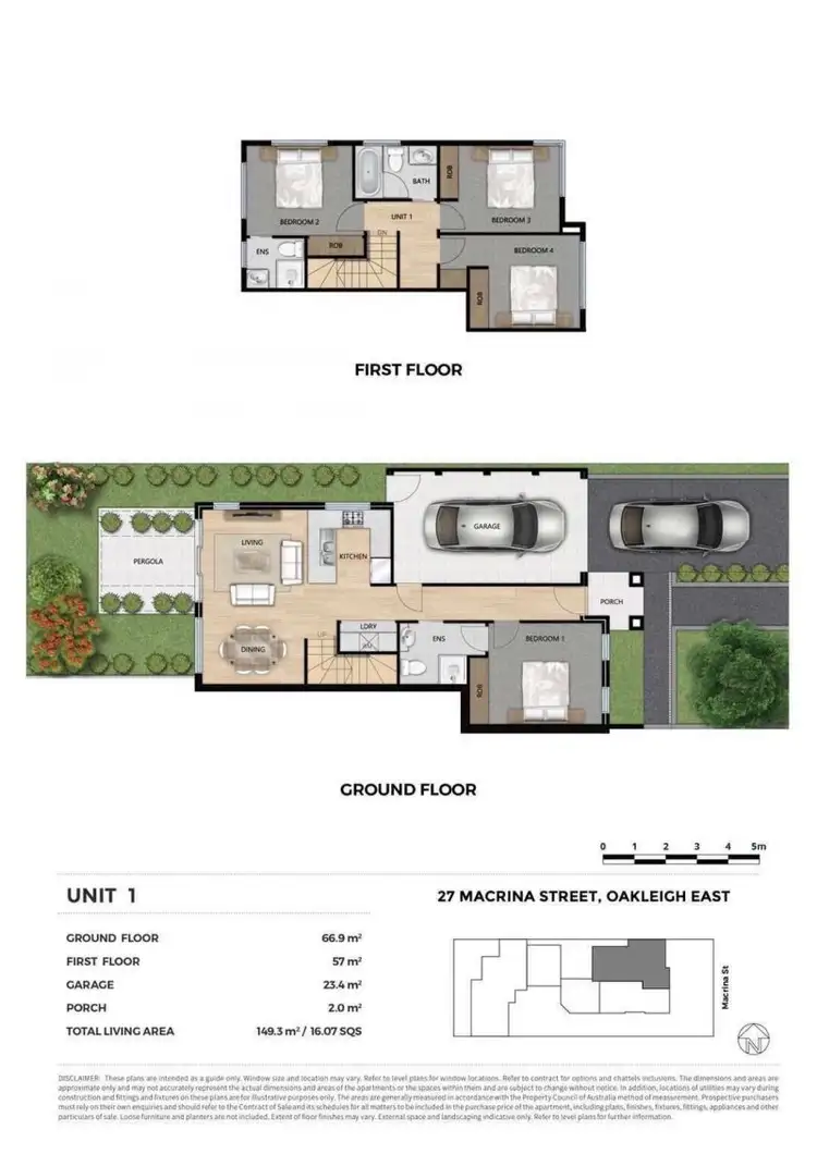 Floorplan of Homely townhouse listing, Lot 1/27 Macrina st, Oakleigh East VIC 3166
