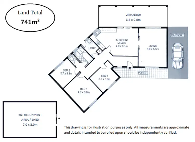 Floorplan of Homely house listing, 15 Hatherleigh Rd, Parafield Gardens SA 5107