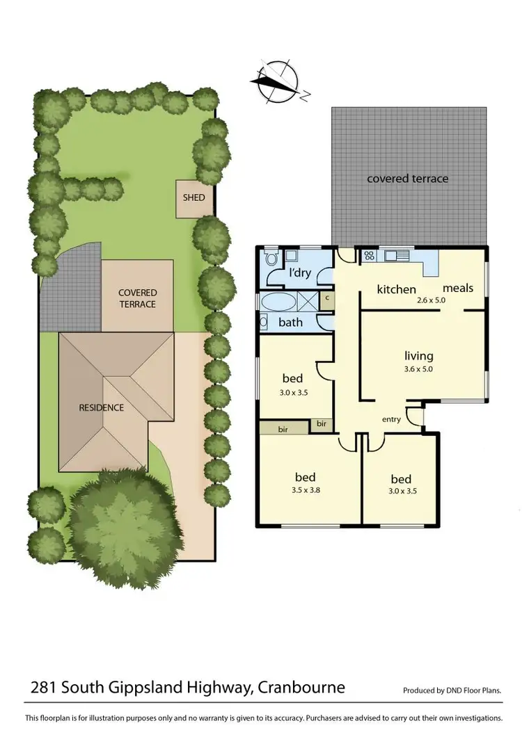 Floorplan of Homely house listing, 281 South Gippsland Highway, Cranbourne VIC 3977