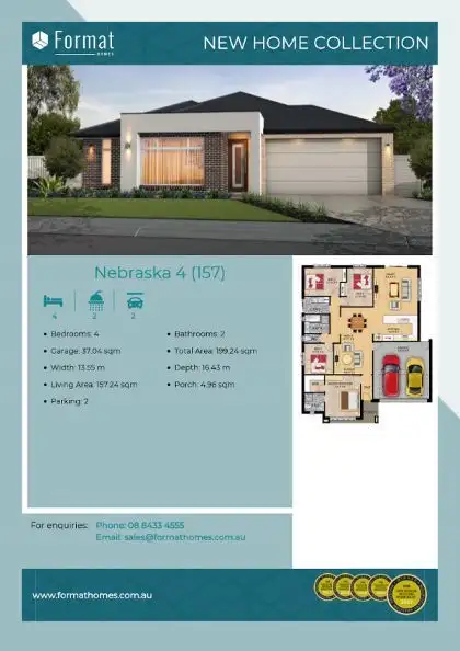 Floorplan of Homely house listing, 21 Magnolia Boulevard, Two Wells SA 5501
