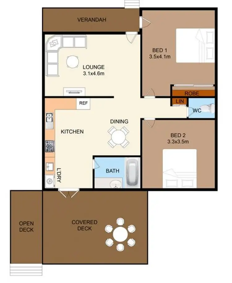 Floorplan of Homely house listing, 48 Wattle Street, Kallangur QLD 4503