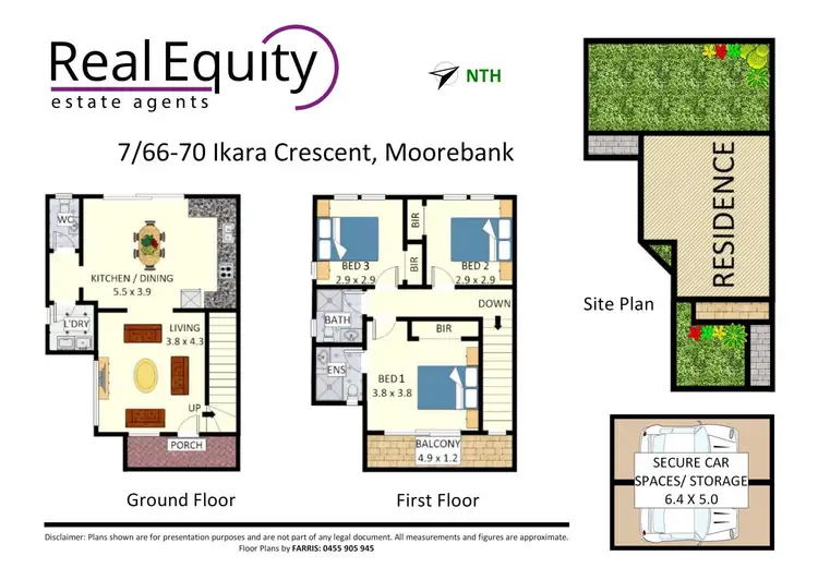 Floorplan of Homely townhouse listing, 7/66-70 Ikara Crescent, Moorebank NSW 2170