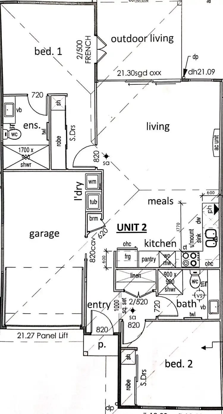 Floorplan of Homely unit listing, 2/158 Mary Street, East Toowoomba QLD 4350