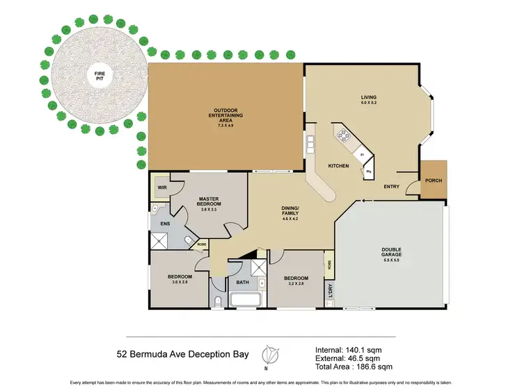 Floorplan of Homely house listing, 52 Bermuda Avenue, Deception Bay QLD 4508