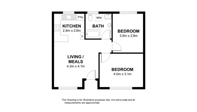 Floorplan of Homely unit listing, 7/49 Angus Ave, Edwardstown SA 5039
