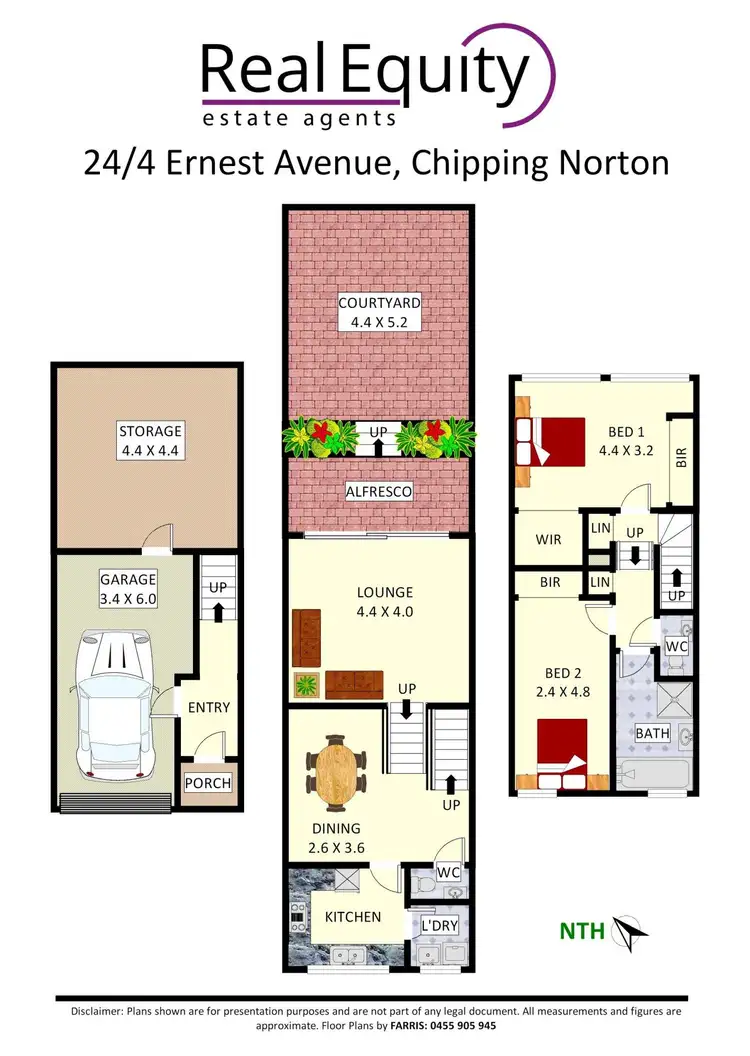 Floorplan of Homely townhouse listing, 24/4 Ernest Avenue, Chipping Norton NSW 2170