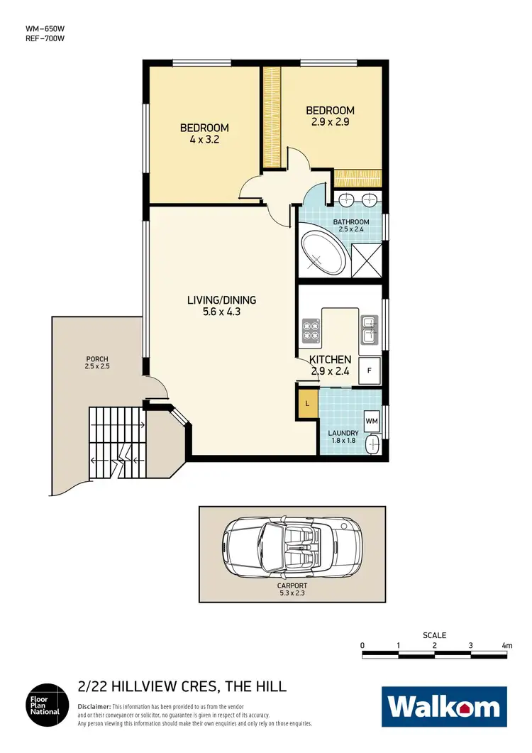 Floorplan of Homely unit listing, Address available on request