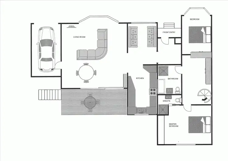 Floorplan of Homely house listing, 11A Currawong Road, Cardiff Heights NSW 2285