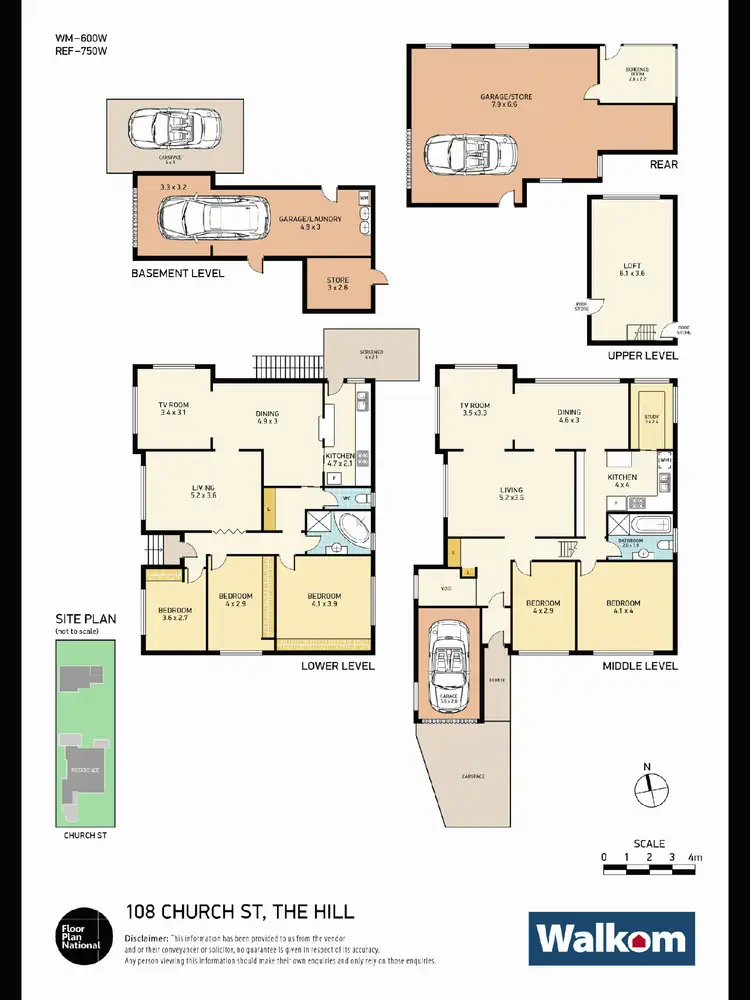 Floorplan of Homely house listing, 108-108A Church Street, The Hill NSW 2300