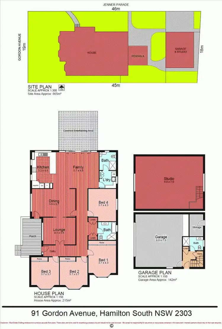 Floorplan of Homely house listing, 91 Gordon Avenue, Hamilton South NSW 2303