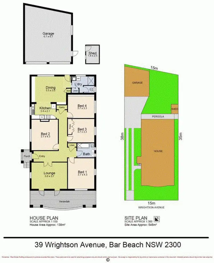 Floorplan of Homely house listing, 39 Wrightson Avenue, Bar Beach NSW 2300