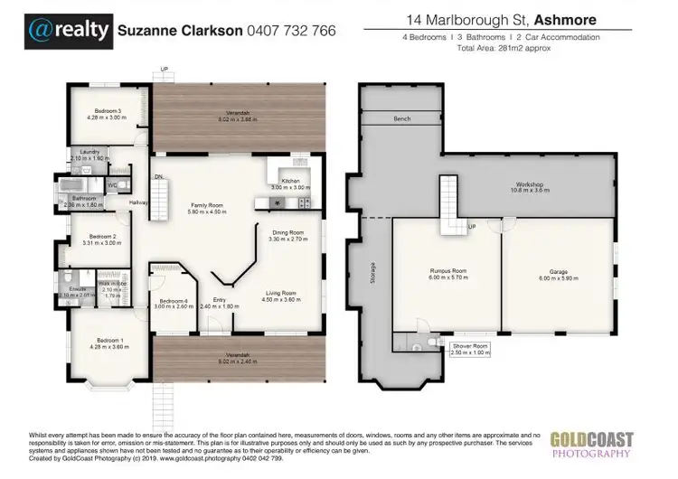 Floorplan of Homely house listing, 14 Marlborough Court, Ashmore QLD 4214
