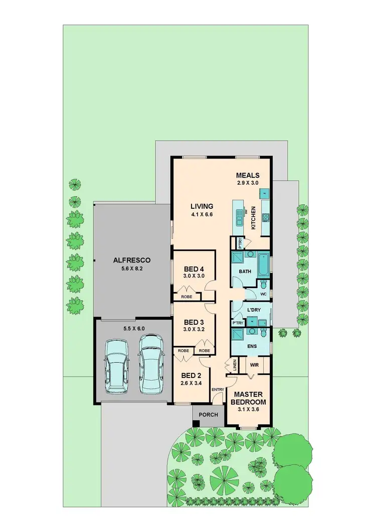 Floorplan of Homely house listing, 9 Providence Avenue, Wallan VIC 3756