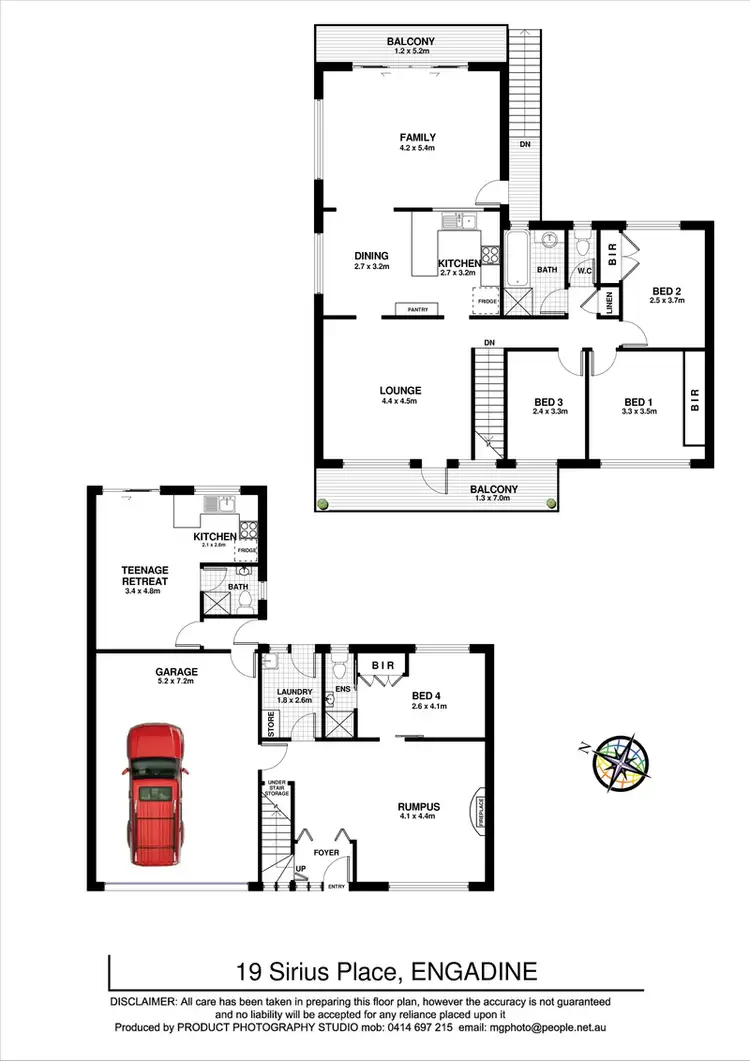 Floorplan of Homely house listing, 19 Sirius Place, Engadine NSW 2233