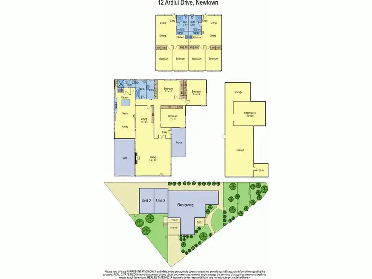 Floorplan of Homely house listing, 12 Ardlui Drive, Newtown VIC 3220