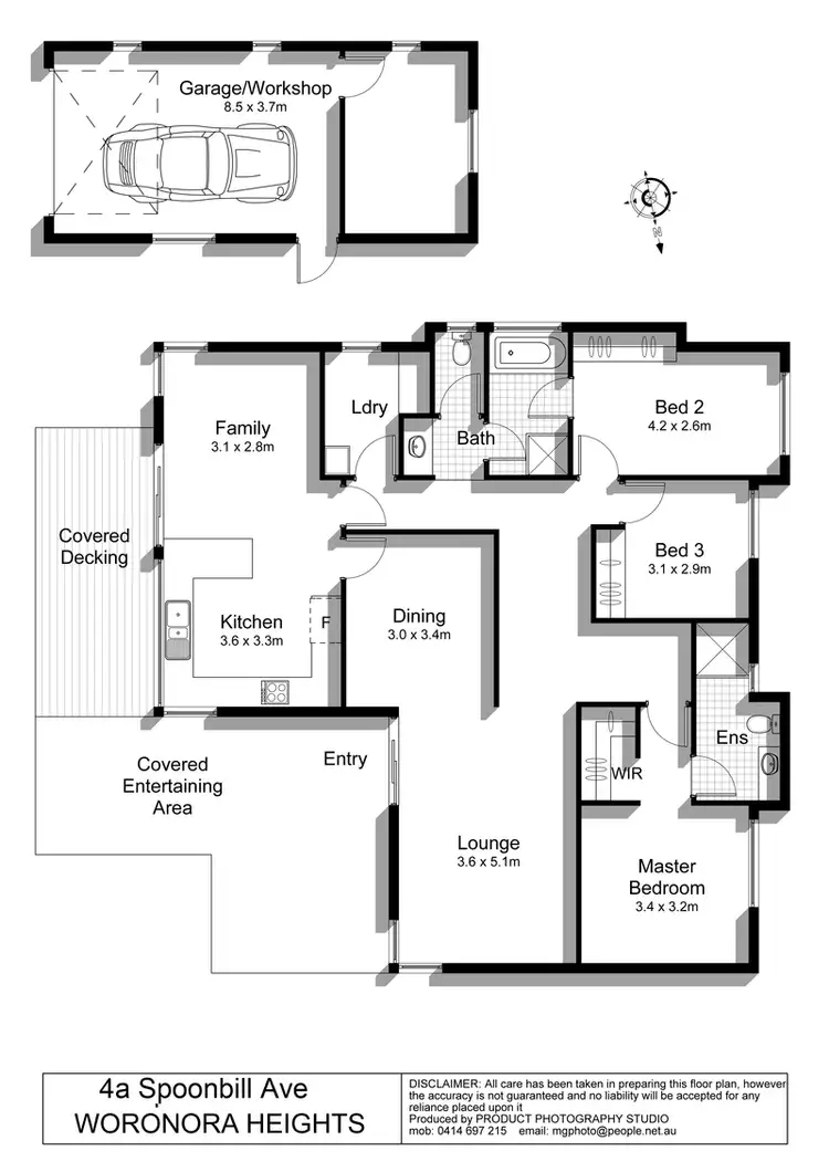Floorplan of Homely house listing, 4A Spoonbill Avenue, Woronora Heights NSW 2233