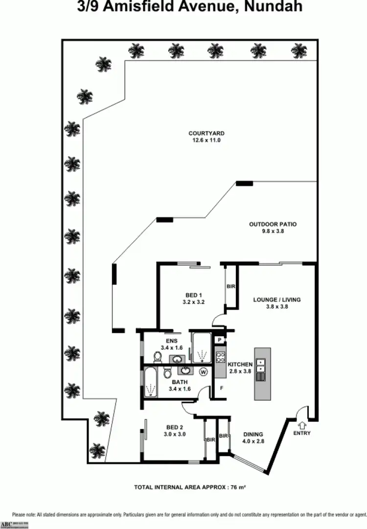 Floorplan of Homely unit listing, 3/7-9 Amisfield, Nundah QLD 4012