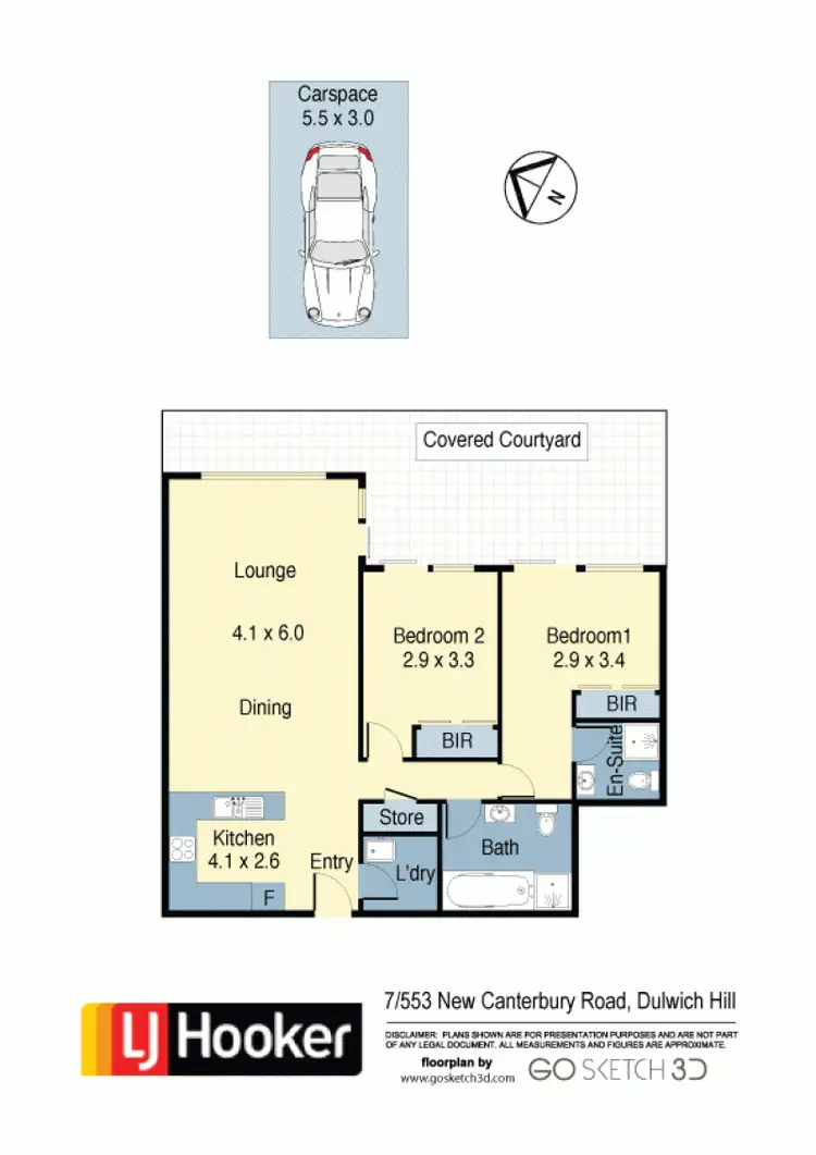 Floorplan of Homely apartment listing, 7/553 New Canterbury Road, Dulwich Hill NSW 2203