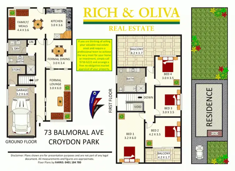 Floorplan of Homely house listing, 73 Balmoral Avenue, Croydon Park NSW 2133