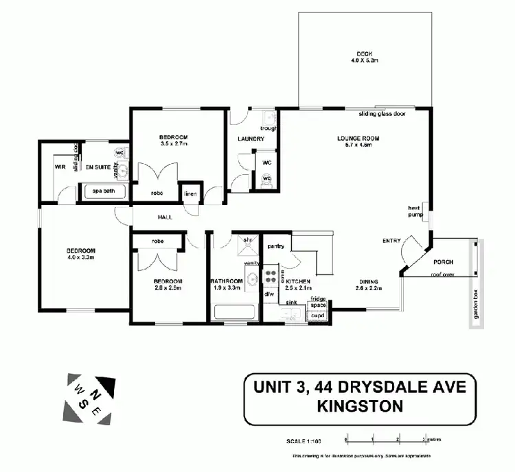 Floorplan of Homely house listing, 3/44 Drysdale Avenue, Kingston TAS 7050