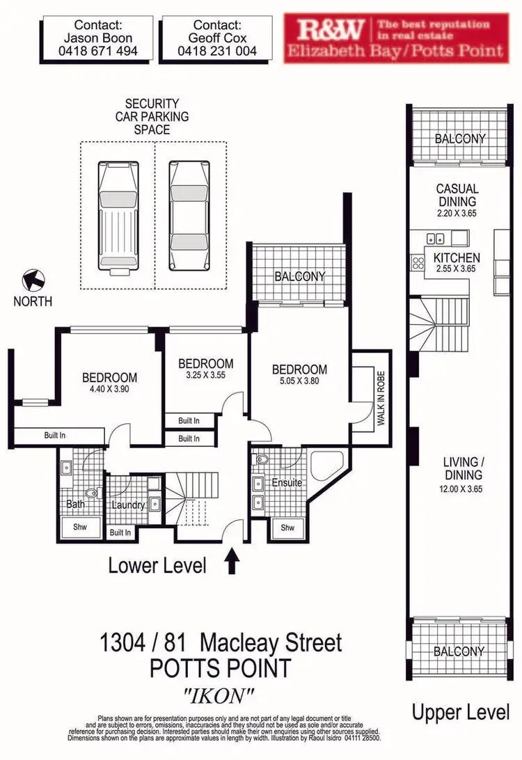 Floorplan of Homely apartment listing, 1304/81 Macleay Street, Potts Point NSW 2011