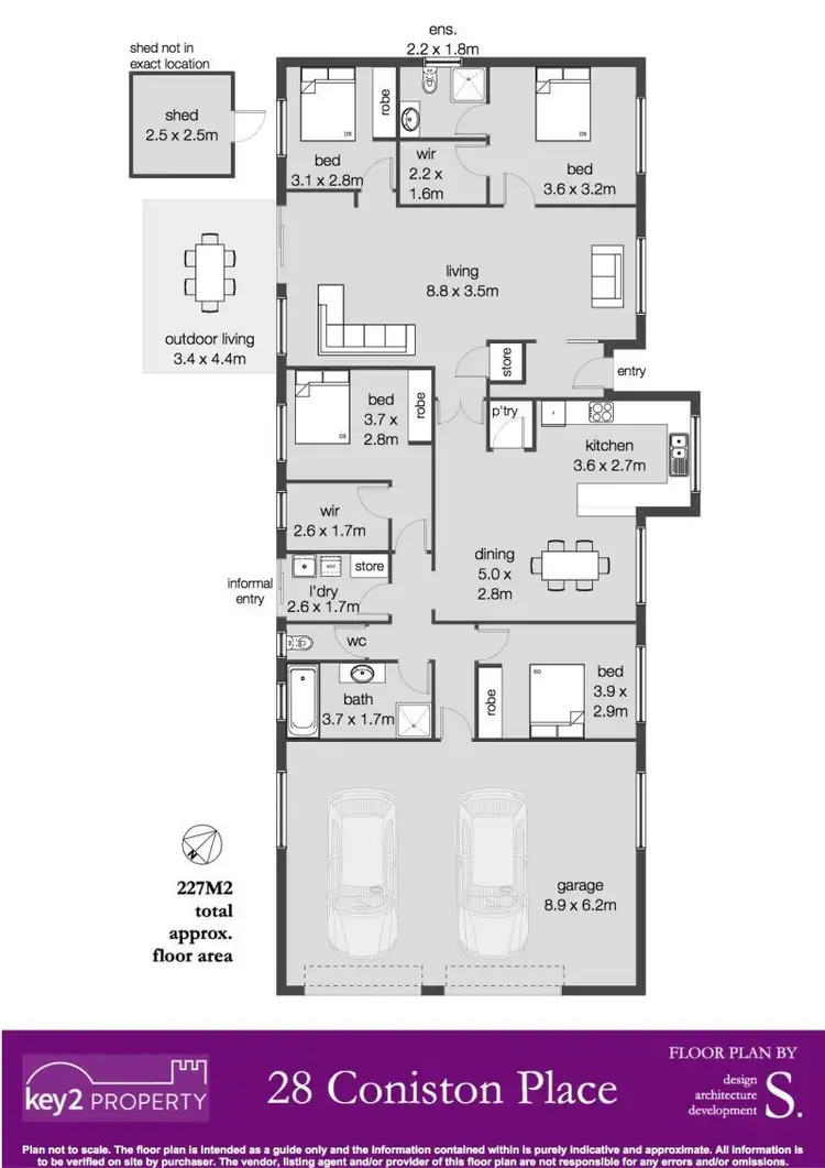 Floorplan of Homely house listing, 28 Coniston Place, Trevallyn TAS 7250