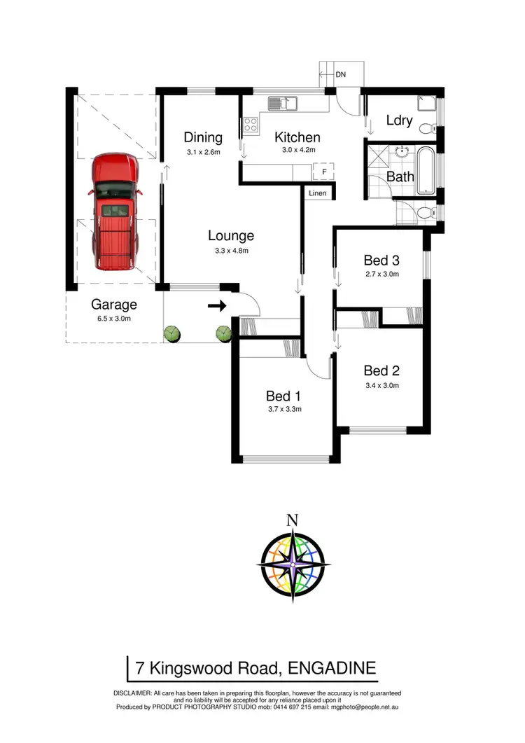 Floorplan of Homely house listing, 7 Kingswood Road, Engadine NSW 2233