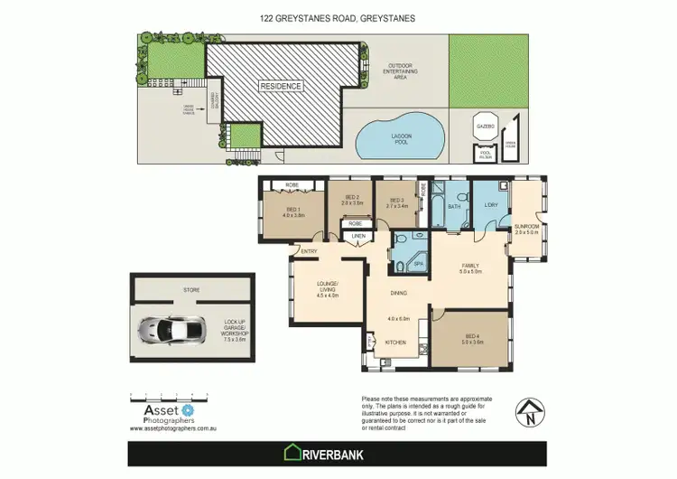 Floorplan of Homely house listing, 122 Greystanes Road, Greystanes NSW 2145