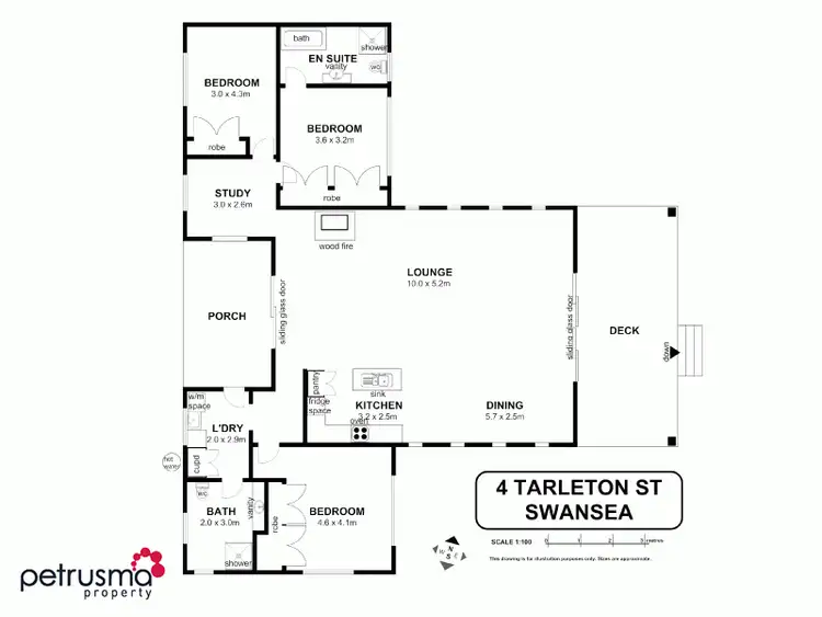 Floorplan of Homely house listing, 4 Tarleton Street, Swansea TAS 7190