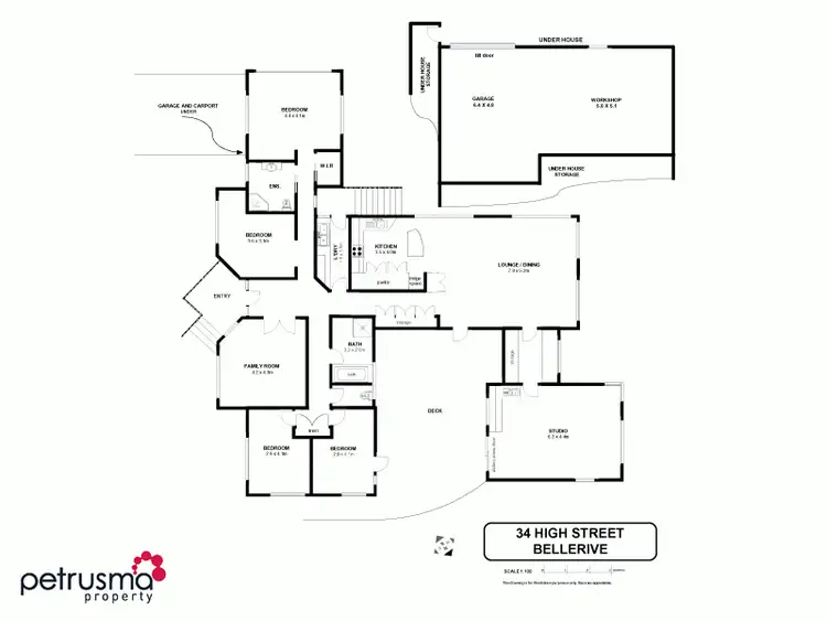 Floorplan of Homely house listing, 34 High Street, Bellerive TAS 7018