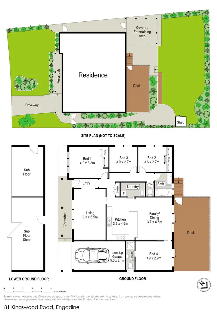 Floorplan of Homely house listing, 81 Kingswood Road, Engadine NSW 2233