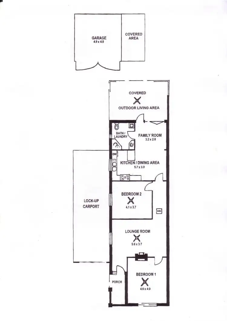 Floorplan of Homely house listing, 59 May Terrace, Ottoway SA 5013
