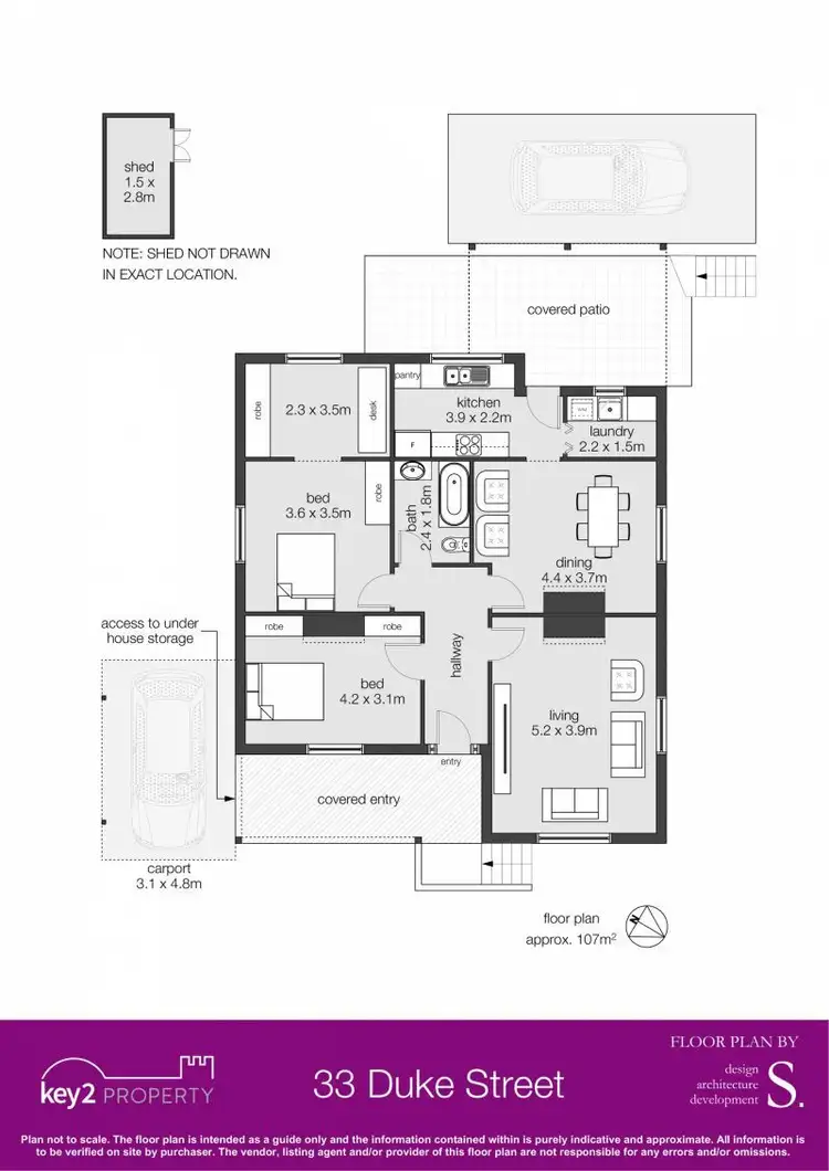 Floorplan of Homely house listing, 33 Duke Street, West Launceston TAS 7250