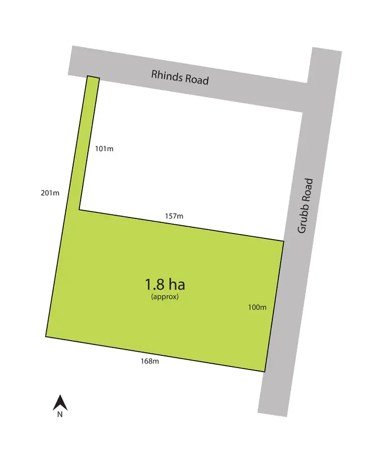 Floorplan of Homely rural property listing, 312 Rhinds Road, Wallington VIC 3221