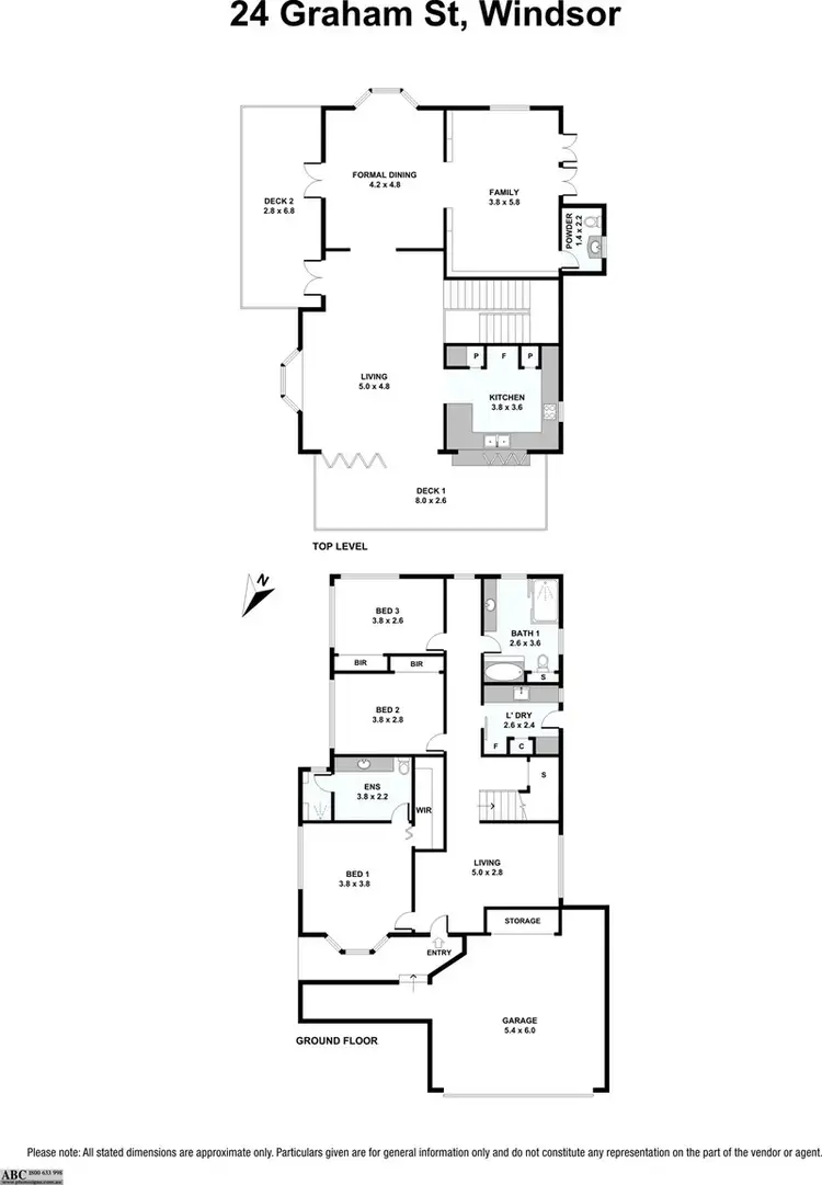Floorplan of Homely house listing, 24 Graham Street, Windsor QLD 4030