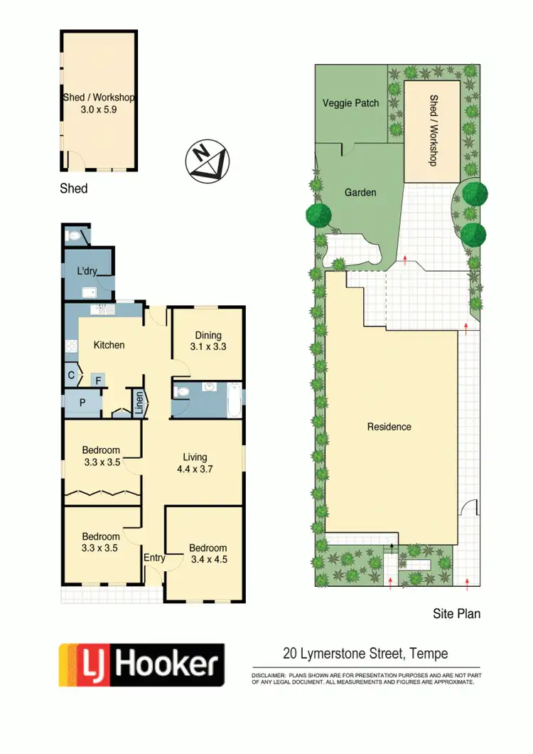 Floorplan of Homely house listing, 20 Lymerston Street, Tempe NSW 2044