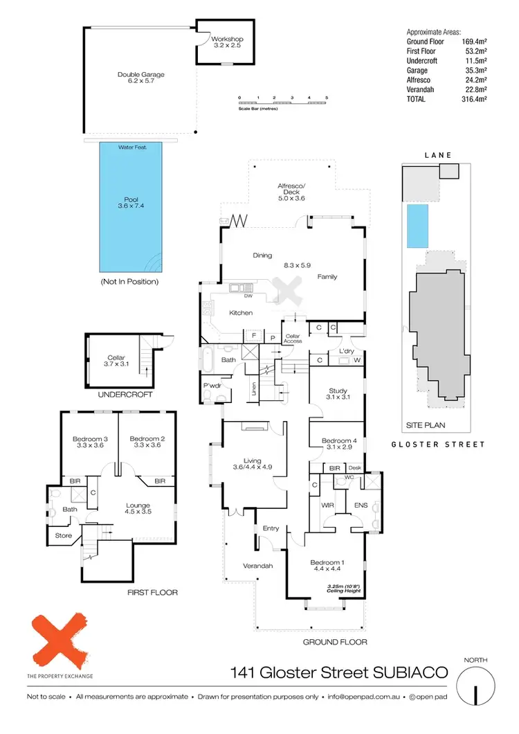 Floorplan of Homely house listing, 141 Gloster Street, Subiaco WA 6008