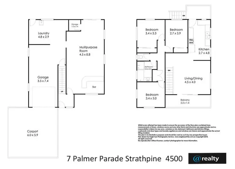 Floorplan of Homely house listing, 7 Palmer Parade, Strathpine QLD 4500