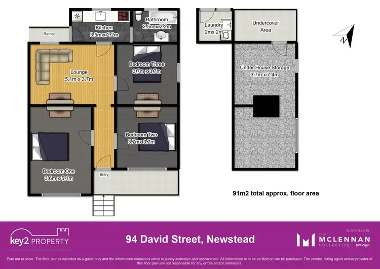 Floorplan of Homely house listing, 94 David Street, Newstead TAS 7250