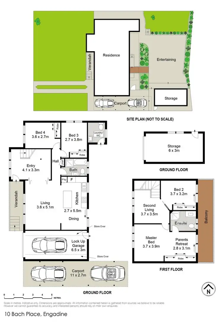 Floorplan of Homely house listing, 10 Bach Place, Engadine NSW 2233